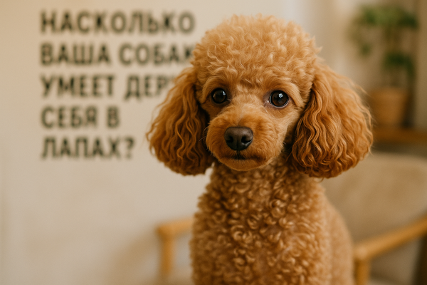 Насколько ваша собака умеет держать себя в лапах?