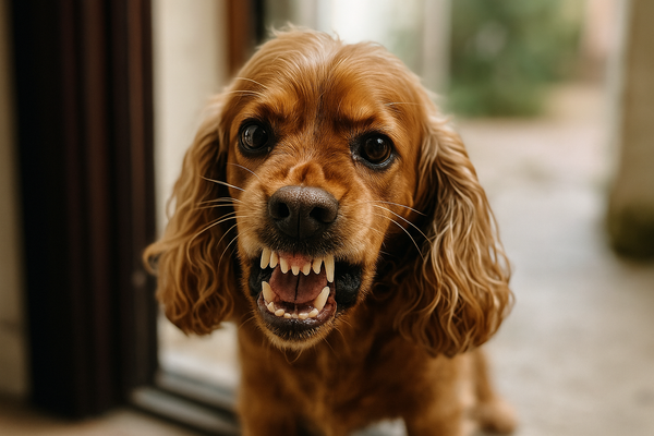 Агрессия к гостям у входной двери: что делать если собака кусает людей в доме