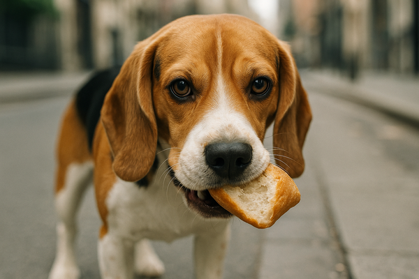 Собака подбирает еду на улице: как отучить без криков и рывков