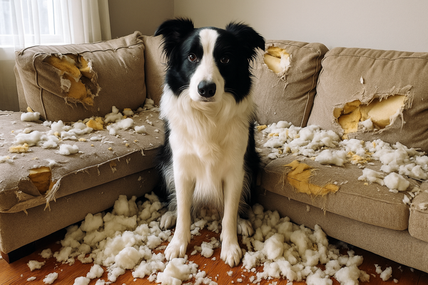 Собака не умеет оставаться дома одна?