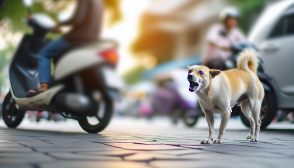 Собака лает на самокаты, велосипеды и машины: почему это происходит и как помочь