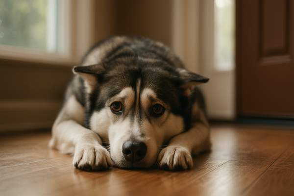 Собака боится улицы: ложится и не хочет идти — как помочь тревожной собаке